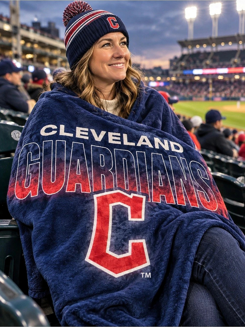 Cleveland Guardians MLB blanket
